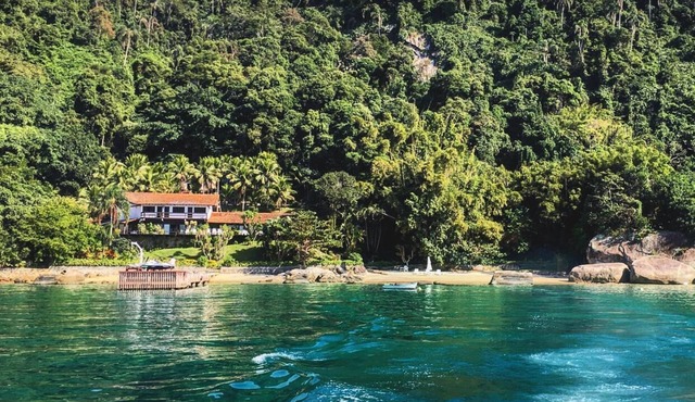 House standing on the sand with spectacular view