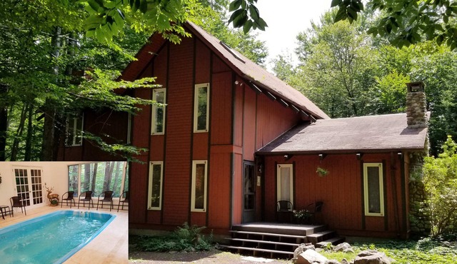 INDOOR HEATED POOL - ENTIRE POCONO HOUSE