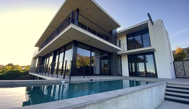 Lagoon House | Lagoon view | Heated pool