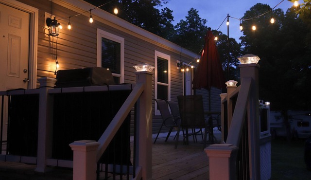 Lakefront retreat on West Battle Lake cozy, modern, and steps from the water by West Battle Rentals