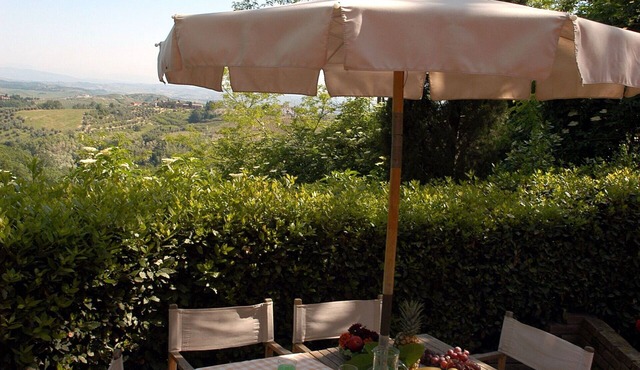 Lovely apartment for 6 people with A/C, WIFI, pool, TV and pets allowed, close to San Gimignano