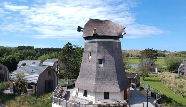 Luxurious holiday mill in a dune park, located in close vicinity of the beach