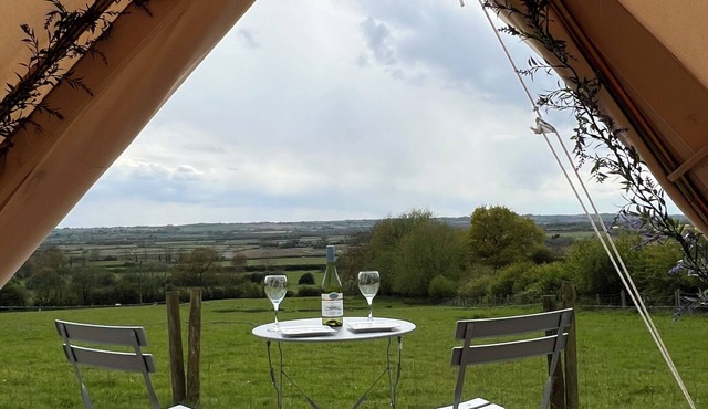 Luxury Bell Tents with beautiful views