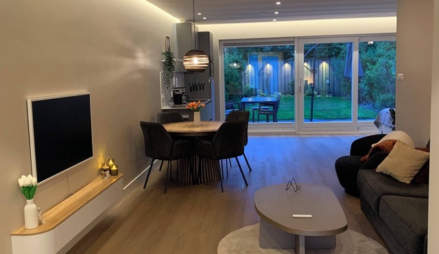 Luxury Japandi garden apartment