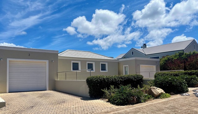 Luxury villa with pool on secure estate with amazing sea views
