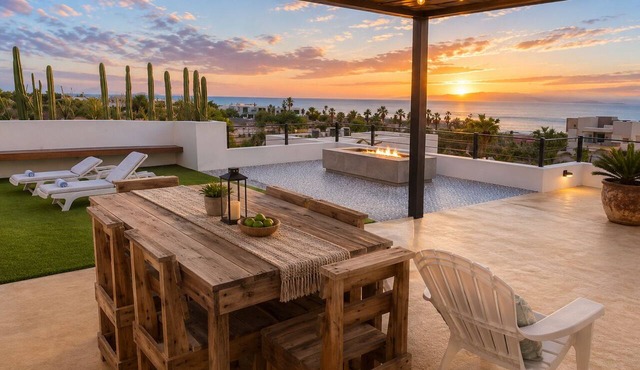 Modern, Clean & Airy Beach Retreat with Pool and Rooftop Ocean Views