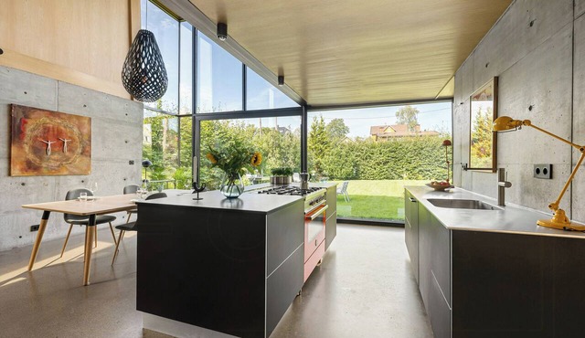 Modern industrial dream with sunny rooftop