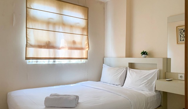Modern Look And Comfortable 2Br Green Pramuka City Apartment