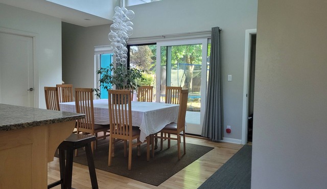Modern, spacious five bedroom home on quiet street