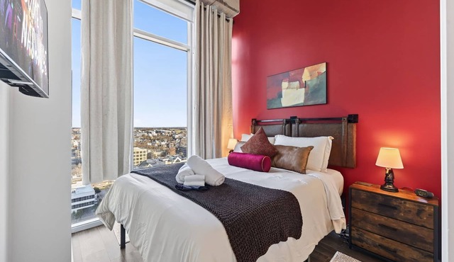 Music Row Penthouse-Great Skyline view -Music Vibe