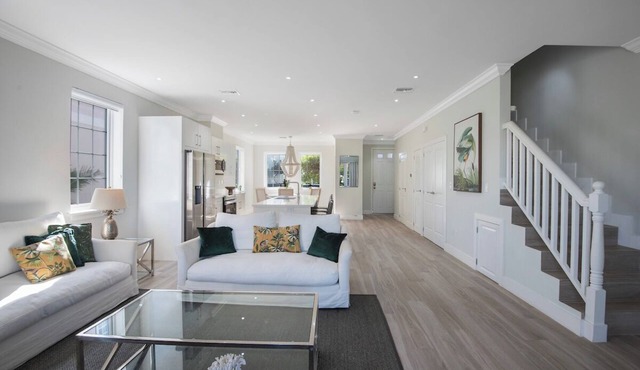 New 4 Bedroom, just 60 steps from the Beach and Pool in Gated Community