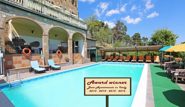 (NEW) Apartment (C) with swimming pool, jacuzzi and tennis court in Tuscany
