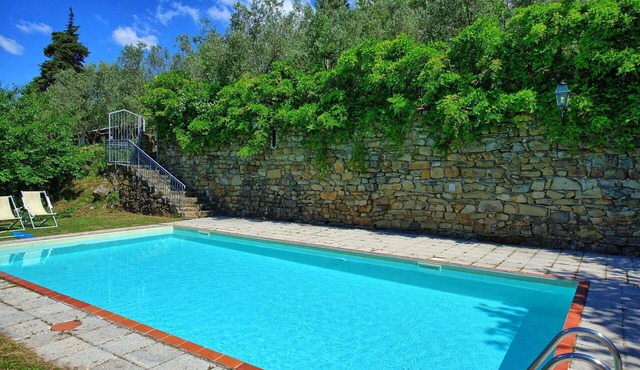 Nice apartment for 5 people with WIFI, pool, TV and pets allowed, close to Greve In Chianti