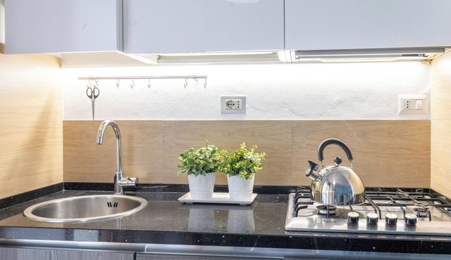 Nice apartment for 4 people with WIFI, A/C, TV, veranda and panoramic view