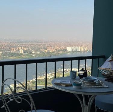 nile & pyramid view Fancy Othman Khan