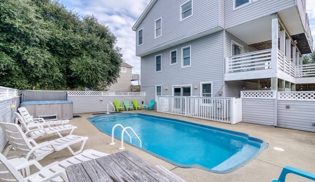 Oceanside home in Duck w/private pool & hot tub!