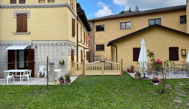 Owned house consisting of two units, with large relaxing garden
