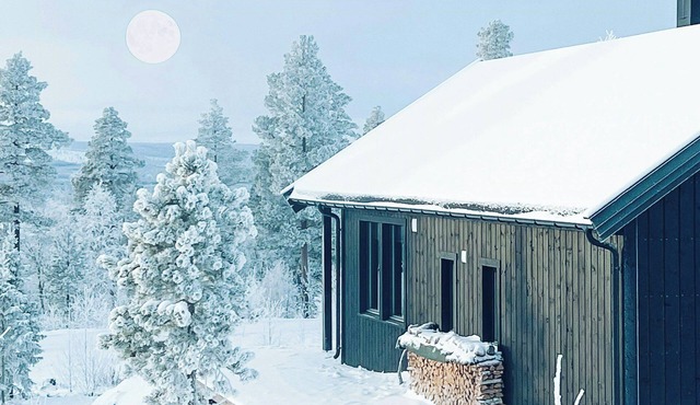 Panoramic cabin at Fulufjellet with ski in ski out