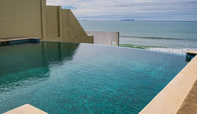Paradise just south of the border. Fabulous house in a perfect beach location.