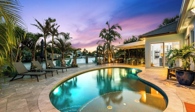 Private Heated Pool Waterfront Retreat Near Fort Lauderdale Beach & Dining!