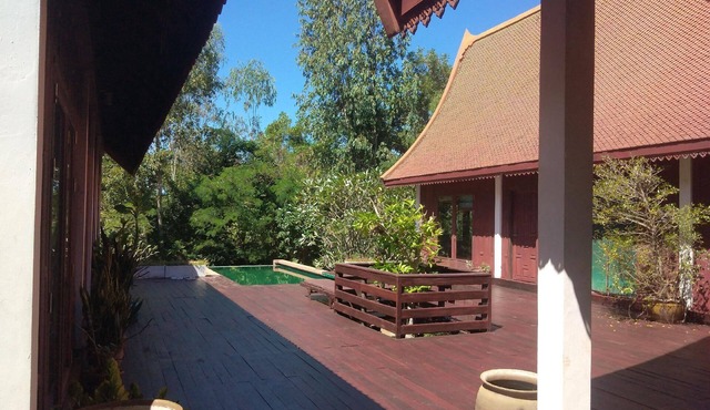 Private pool villa in the countryside. Full board.