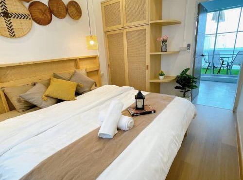 Relax Private terrace&cozy BR,near Grand palace