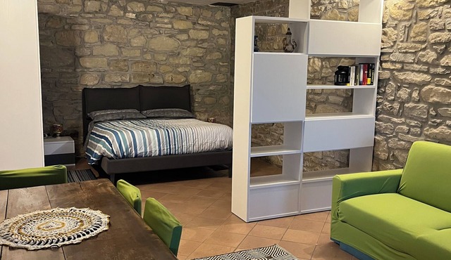 Renovated family suite with separate entrance and large garden