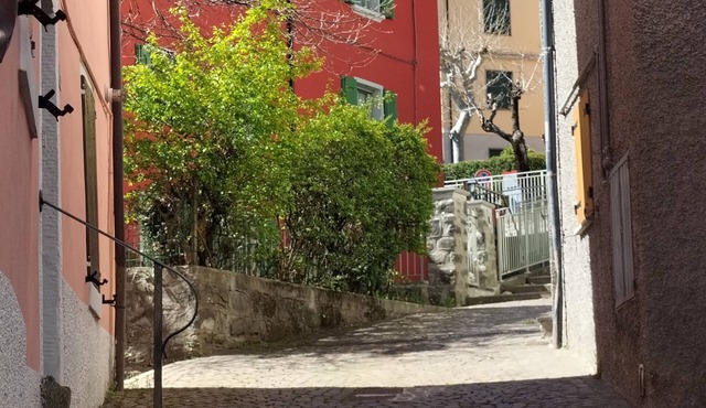 Renovated historic house in the Borgo Antico in Gaggio Montano Bolognese Apennines