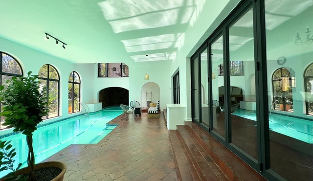 Riverside House with Indoor Pool