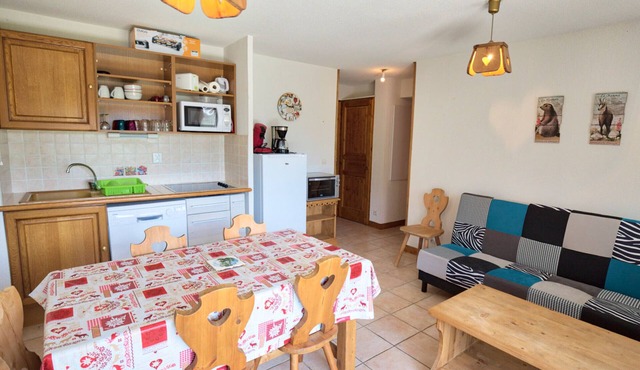Ski-in/ski-out apartment with terrace, pet-friendly, Flumet
