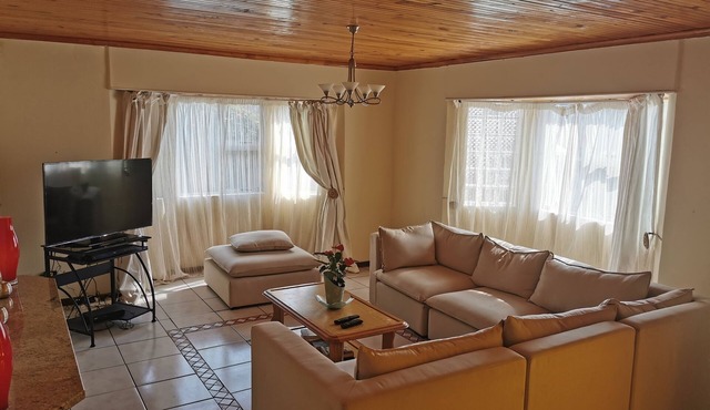 Stone throw away from the beach in safe and secure neighborhood.