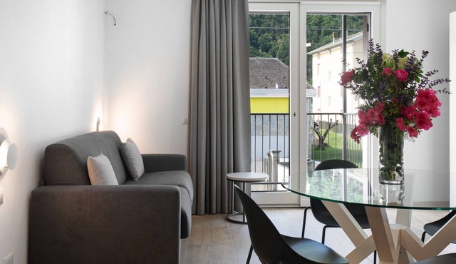 Studio Apartment 'Relais Betty App I Bugli 1' with Mountain View, Wi-Fi and Air Conditioning
