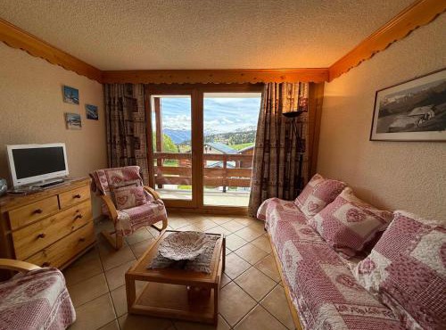 Studio cabine aux Saisies, balcon sud, 4 couchages - FR-1-293-178