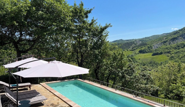 Stunning Renovated 3 floors Stone farmhouse with pool overlooking the Dolo river