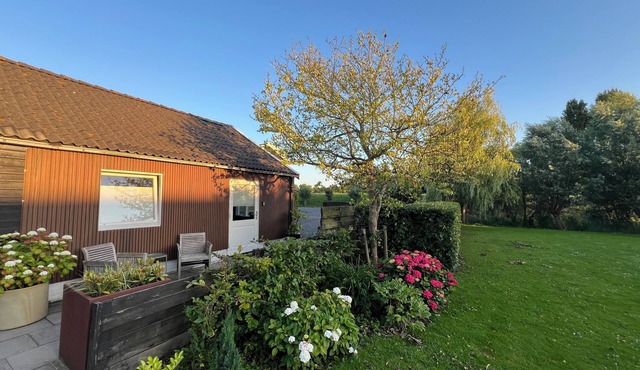 Superb vacation home with large private garden in rural setting.