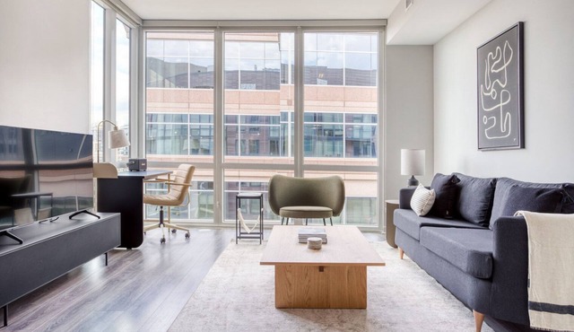 Tasteful Bethesda 1BR w/Gym W/D & Lounge, steps to Metro, by Blueground