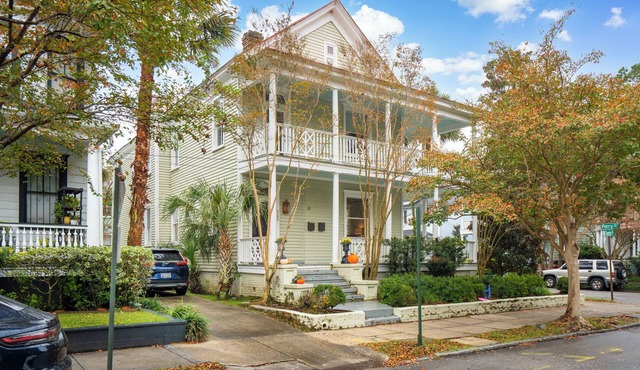 The Velvet Magnolia House- Historic 3-bedroom apartment in charming Charleston