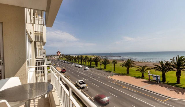 Third floor sea facing 2 bedroom apartment with balcony