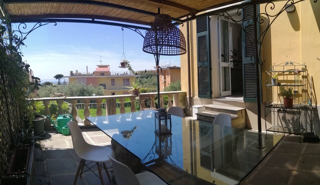 three-room apartment with private garden