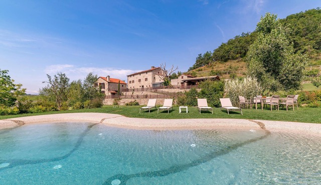 Torre delle Rose is a wonderful vacation villa created by the careful renovation of a farmhouse in a