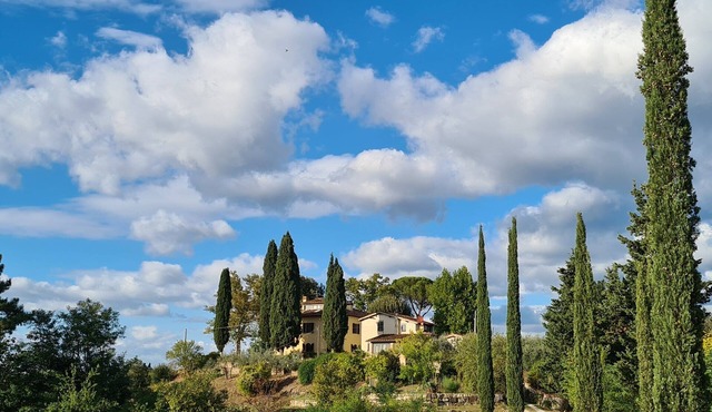 Tuscan Villa with Panoramic View - near Florence, Siena & Arezzo