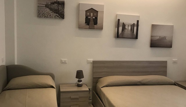 Two-room apartment 100 meters from the sea