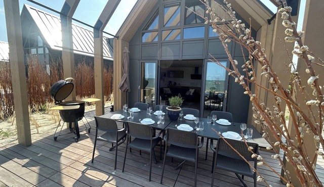 Unique, totally new Beach villa for 8 p. directly at the IJsselmeer, Enkhuizen