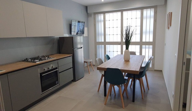 Vacation Apartment 100 Meters from the Sea with a Courtyard