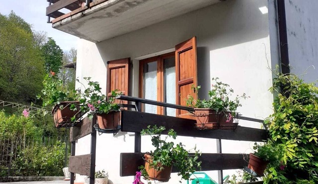 Villa in the mountains, with terrace and garden