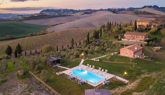 VILLA LAJATICO Farmhouse with Private Pool and the Most Exciting View over the Hilltops