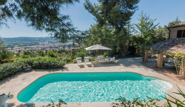Villa Panorama - Private villa, 4 bedrooms, pool, A/C, wifi, beach 1 km, Marche