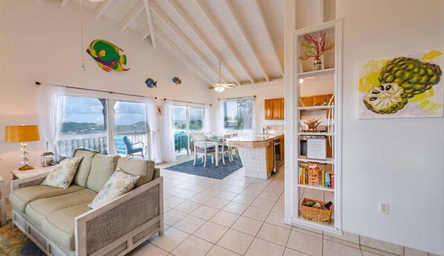 Villa Sugarapple: 2 King BR, AC, pool, near beach and town
