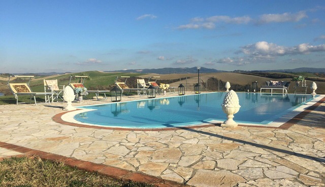 Wonderful private villa for 7 guests with WIFI, A/C, private pool, TV, patio and panoramic view