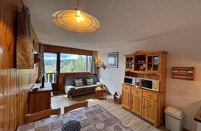 Studio cabin in Les Saisies, 4 people, parking